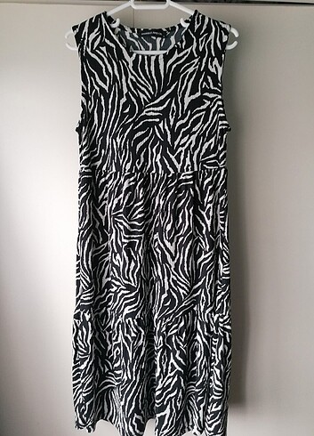 Zebra desen elbise