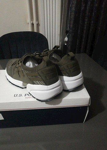 U.S. Polo Erkek Haki Bağcıklı Spor Ayakkabı - Görsel 4