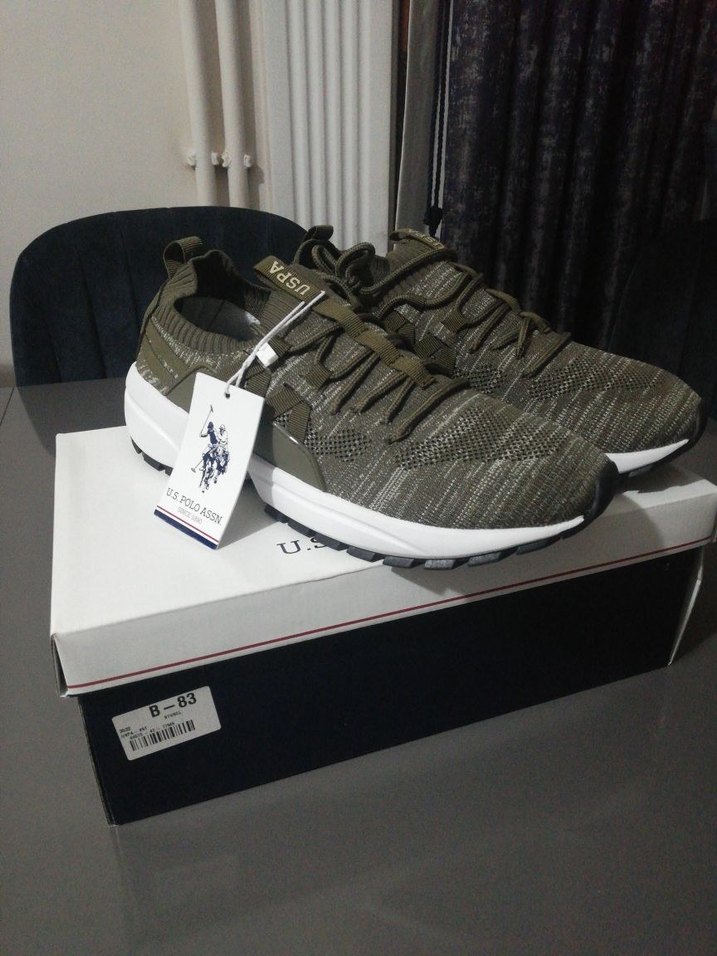 U.S. Polo Erkek Haki Bağcıklı Spor Ayakkabı - Görsel 2