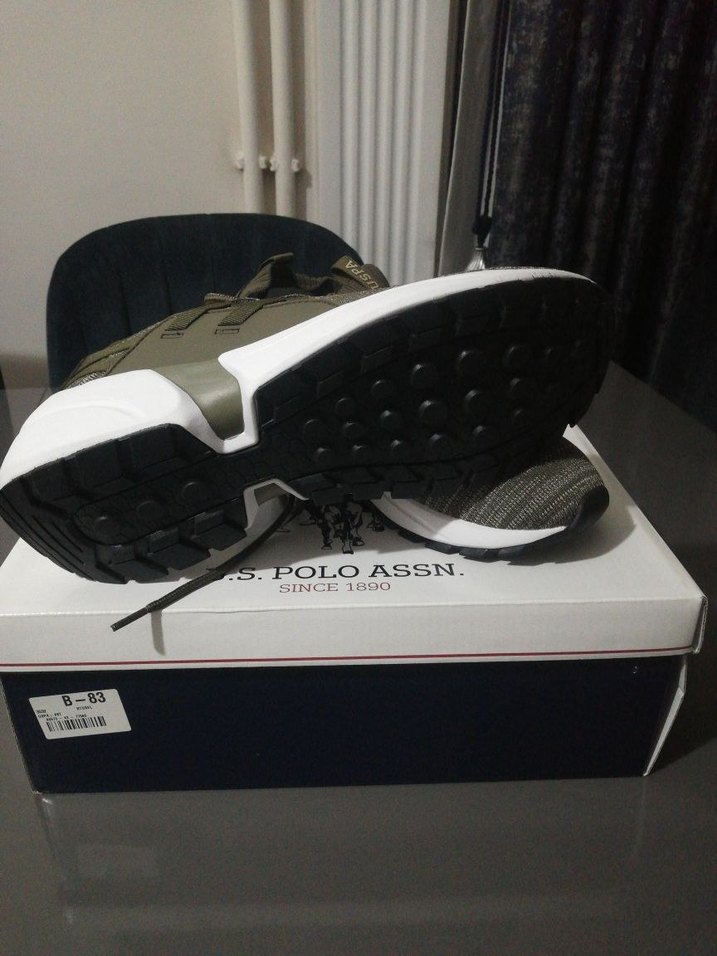 U.S. Polo Erkek Haki Bağcıklı Spor Ayakkabı - Görsel 5