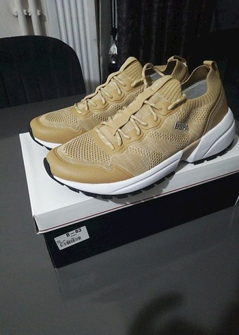 Bej Bağcıklı Erkek Spor Ayakkabı - Görsel 3