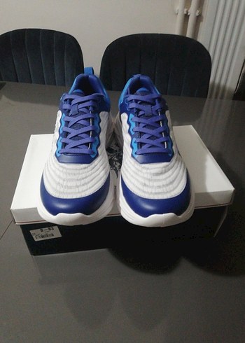 U.S. Polo Assn. Erkek Bağcıklı Mavi Spor Ayakkabı - Görsel 4