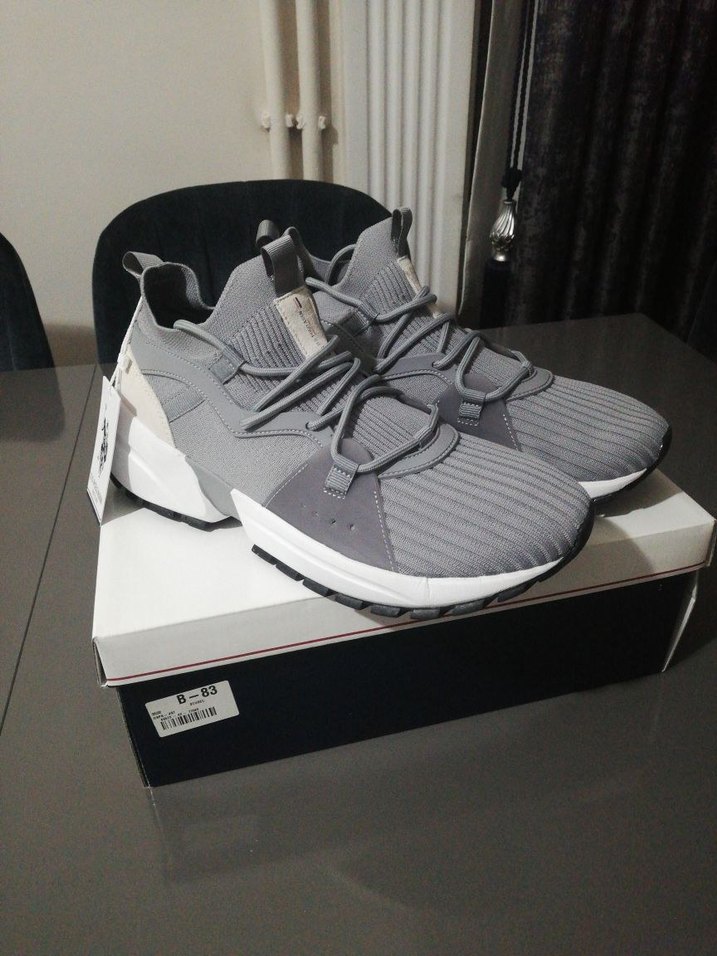 U.S. Polo Assn. Gri Erkek Spor Ayakkabı - Görsel 2