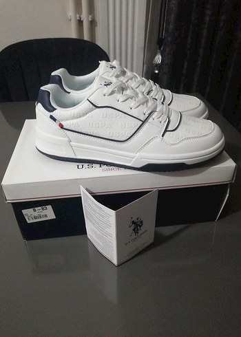 Beyaz Erkek Spor Ayakkabı Velcro Detaylı - Görsel 4