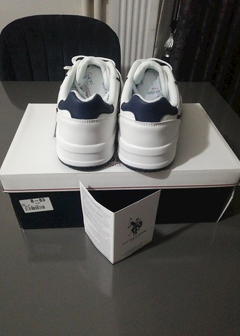 Beyaz Erkek Spor Ayakkabı Velcro Detaylı - Görsel 5