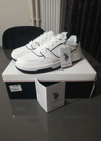 Beyaz Erkek Spor Ayakkabı Velcro Detaylı - Görsel 3