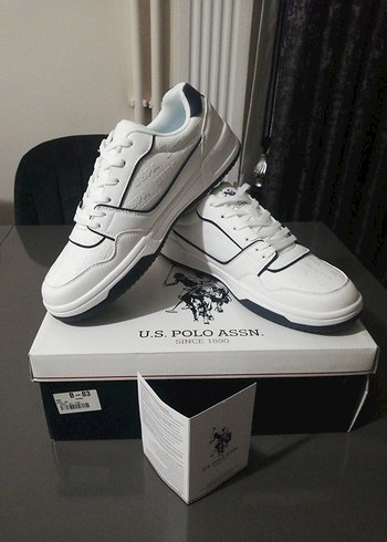 Beyaz Erkek Spor Ayakkabı Velcro Detaylı - Görsel 2