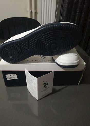 Beyaz Erkek Spor Ayakkabı Velcro Detaylı - Görsel 6