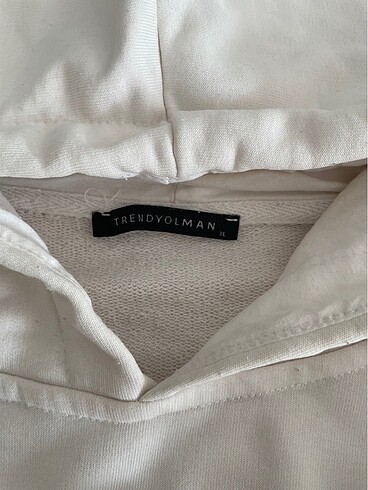 Trendyol & Milla Trendyolman beyaz Sweatshirt XL