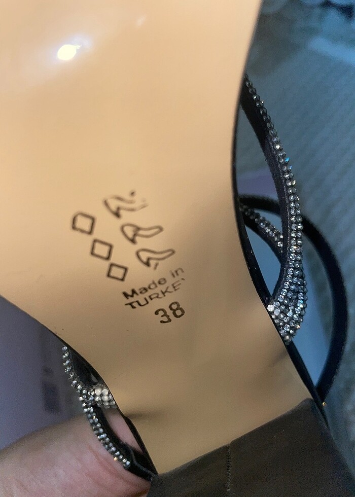 Abiye şık topuklu ayakkabı - Görsel 3