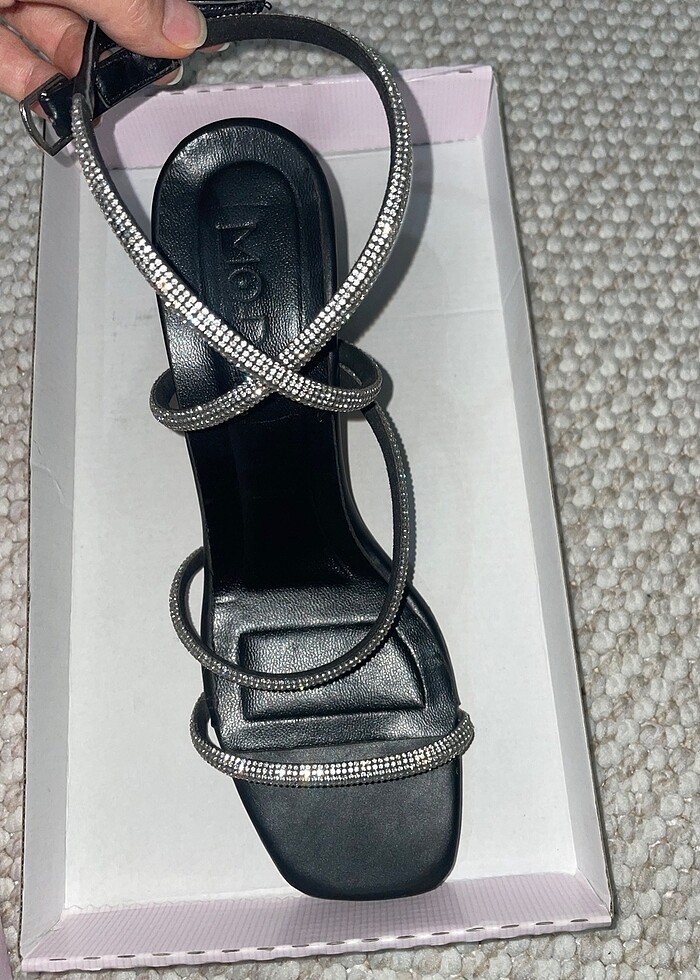 Abiye şık topuklu ayakkabı - Görsel 2