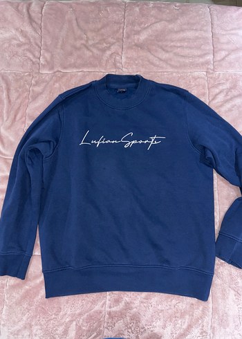 Lufian Sports Lacivert Bisiklet Yaka Sweatshirt