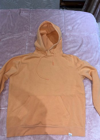 Pull and Bear Rahat Ve Sik Taba Kapusonlu Sweatshirt