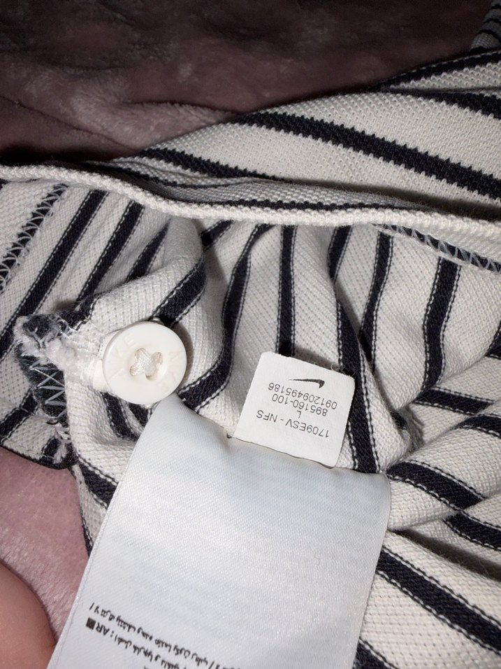 Nike Çizgili Polo Tişört — görsel 5/5