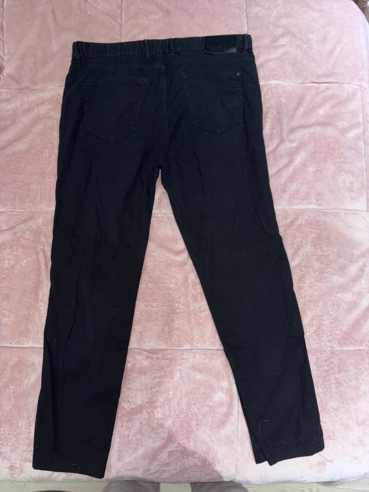 Siyah Düz Kesim Pantolon — görsel 2/5