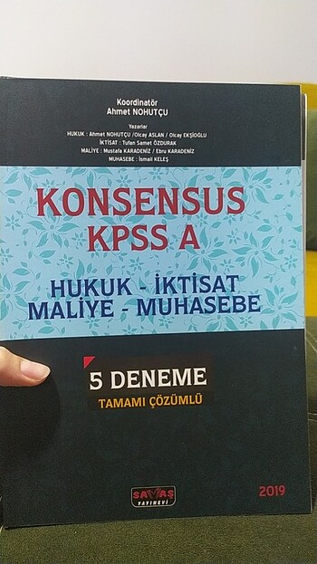 Kpss A deneme kitabı tamamı çözümlü