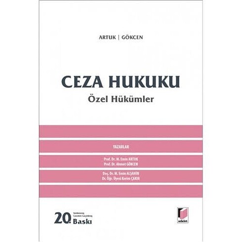 Ceza Hukuku Özel Hükümler Artuk Gökçen