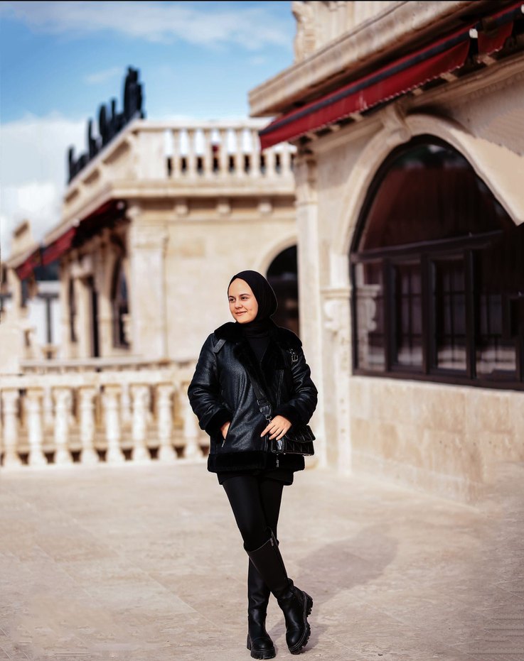 Kadın suni deri ceket mont - Görsel 2