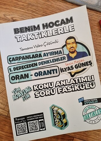 Benim Hocam Taktiklerle Çarpanlara Ayırma 1.Derece Denklemler Or