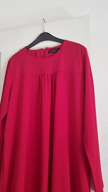 Tasarımcı Kırmızı Şık Tunik