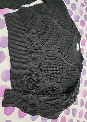 Siyah Triko Kadın Kazak - Görsel 4