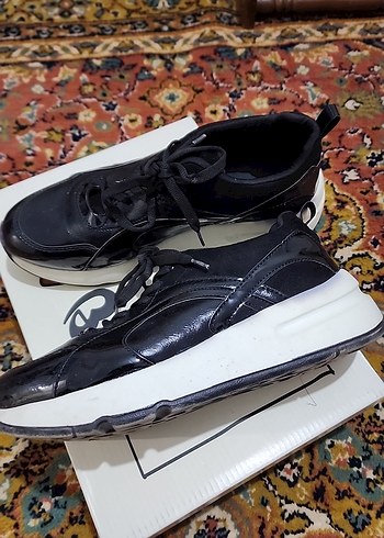 rugan Siyah Platform Spor Ayakkabı - Görsel 2