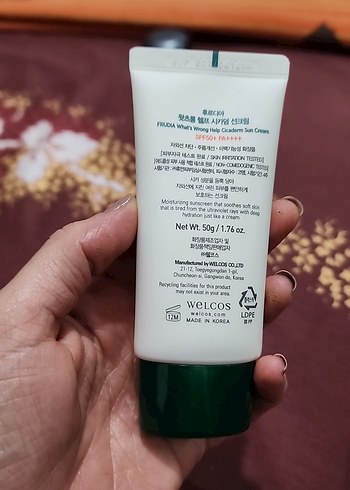 Frudia What's Wrong? Yüz Güneş Kremi SPF 50+ - Görsel 2