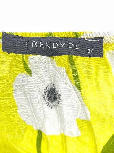 34 Beden sarı Renk Trendyol & Milla Uzun Elbise %70 İndirimli.