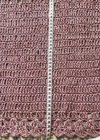 El örgü RUNNER kâğıt ip Mor Triko Kadın Atkı - Görsel 3