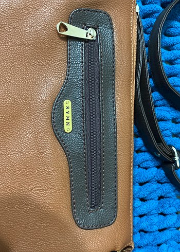 Kahverengi Deri Kadın Omuz Çantası - Görsel 2