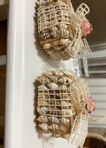 Dekoratif deniz kabuklu mumluk - Görsel 2