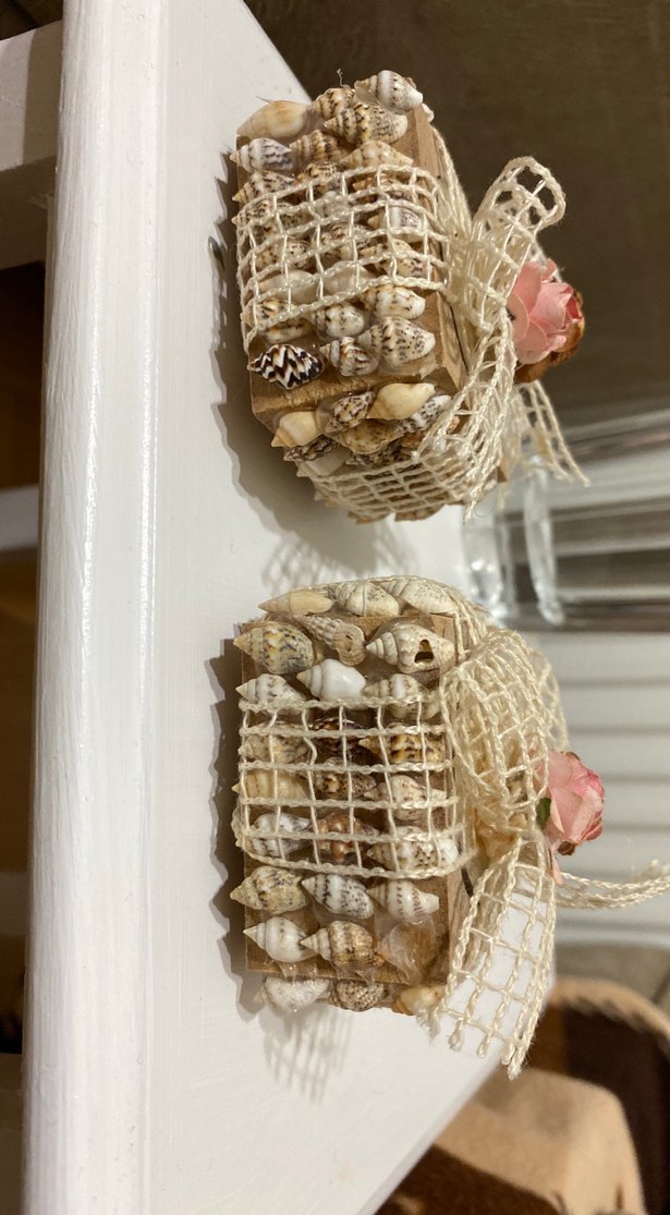 Dekoratif deniz kabuklu mumluk - Görsel 2