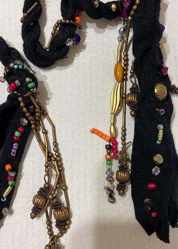 Boncuklu Kadın Kolye-kemer bağcık - Görsel 2