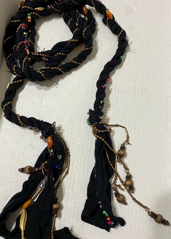 Boncuklu Kadın Kolye-kemer bağcık - Görsel 3