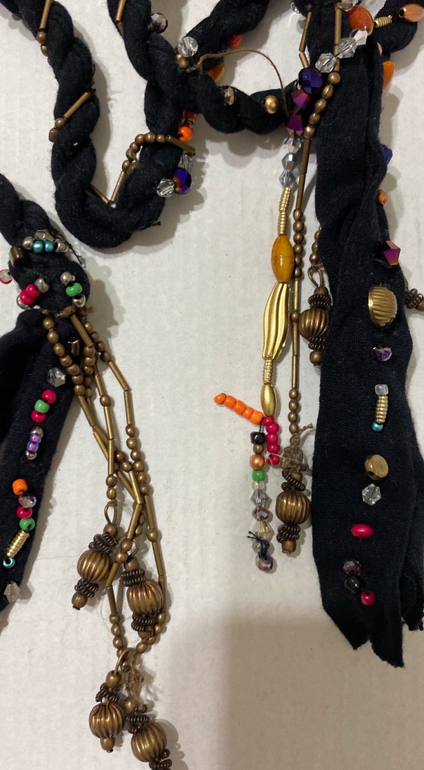 Boncuklu Kadın Kolye-kemer bağcık - Görsel 2