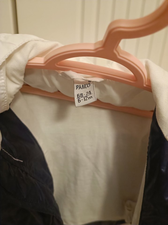 Erkek Çocuk Mavi Gri Fermuarlı Yağmurluk - Görsel 2