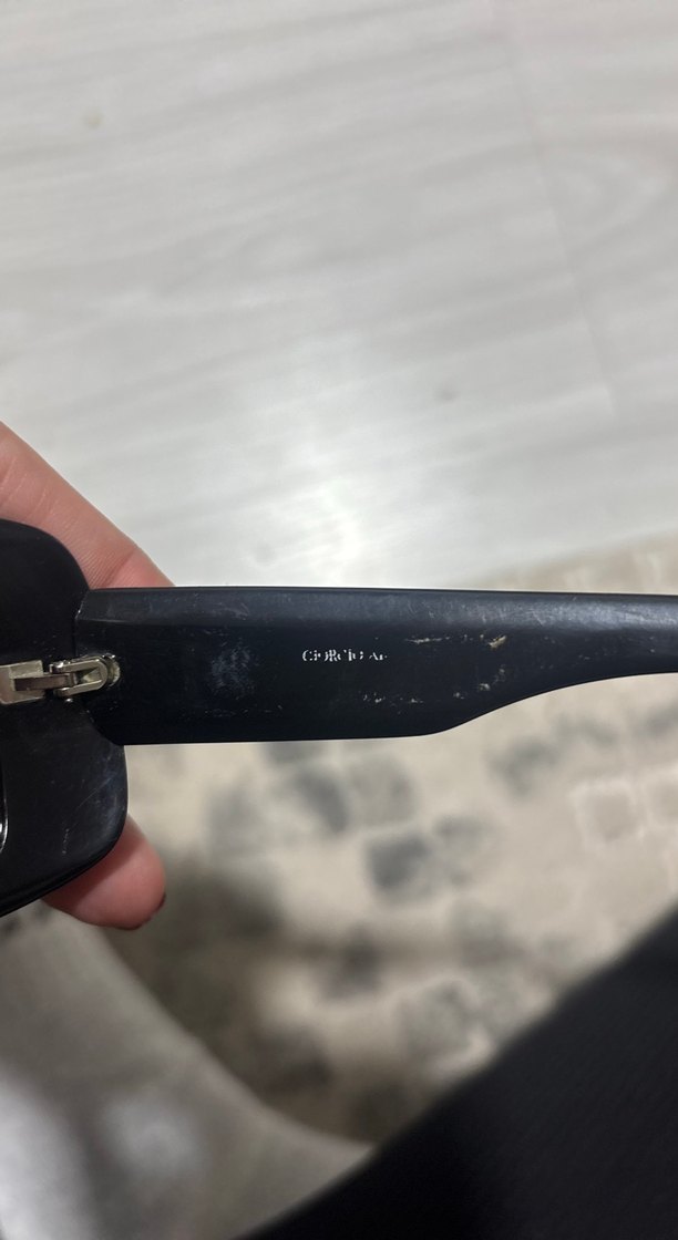 Giorgio armanı Parlak Siyah  Gözlük - Görsel 3