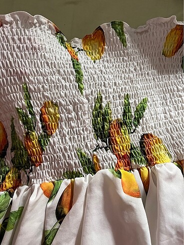 38 Beden beyaz Renk Limon çiçeğiii :)