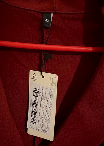 Bordo Mini Deri Ofis Elbisesi Kemerli - Görsel 7