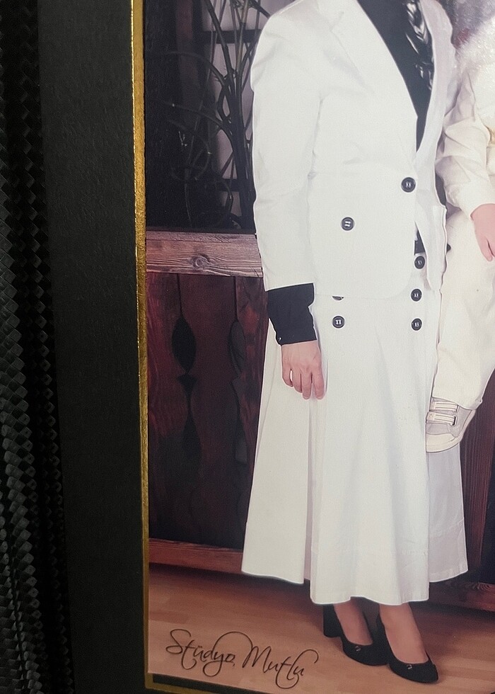 Plaka marka beyaz kanvas takım - Görsel 4