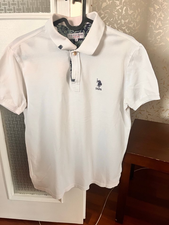 Erkek Beyaz Uzun Kollu Polo Yaka Tişört - Görsel 2