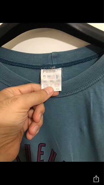 90s Vintage oversize puma tişört - Görsel 2