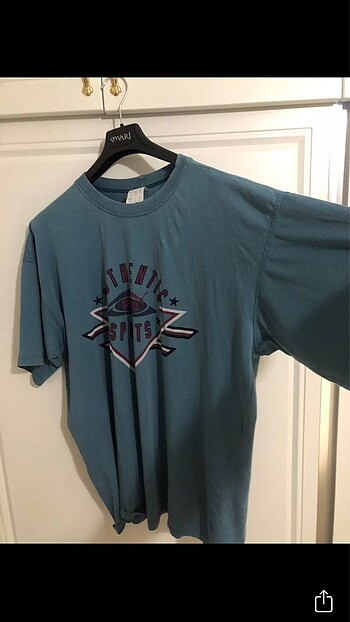 90s Vintage oversize puma tişört - Görsel 3