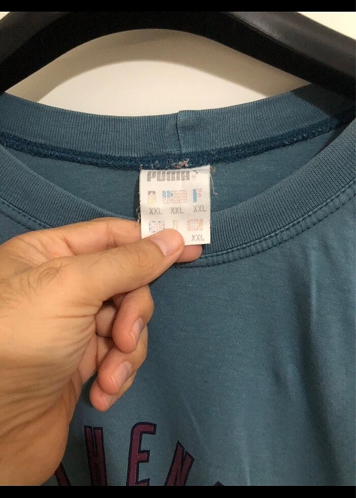 90s Vintage oversize puma tişört - Görsel 2