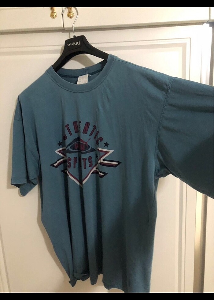 90s Vintage oversize puma tişört - Görsel 3