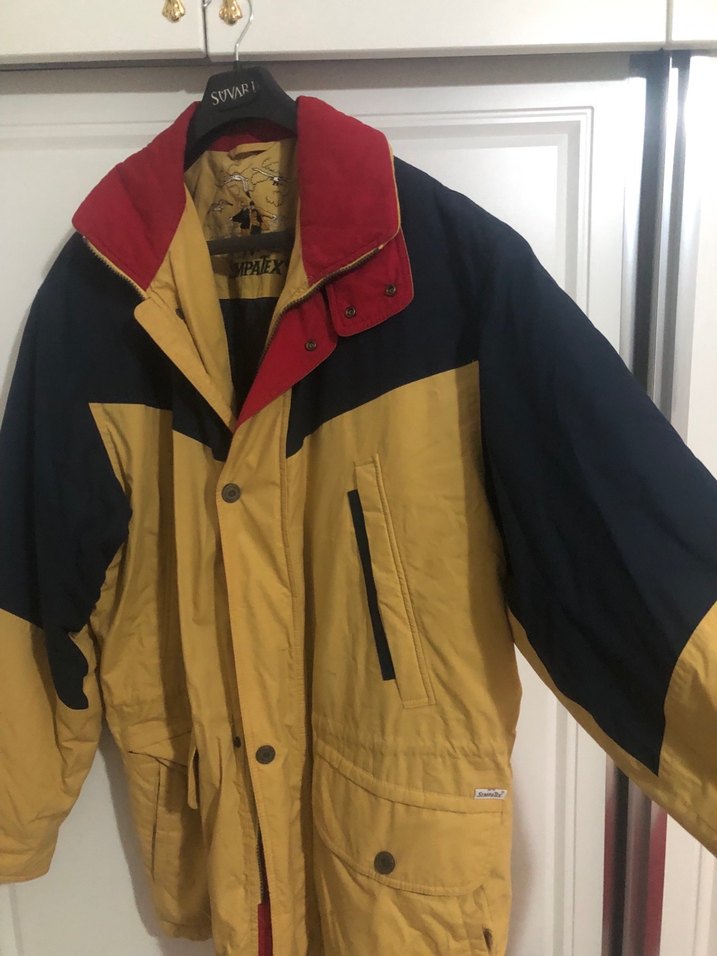 Vintage 90s Sympatex Ceket Mont - Görsel 4