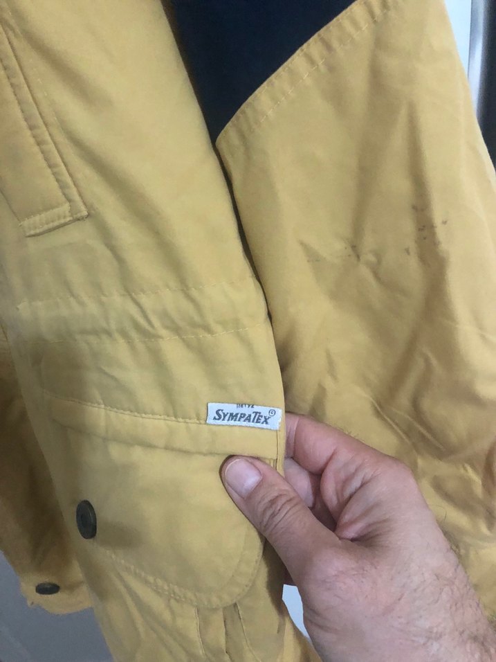 Vintage 90s Sympatex Ceket Mont - Görsel 5
