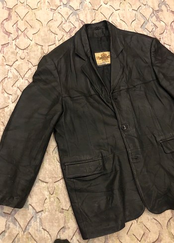 Vintage Deri Ceket - Görsel 3