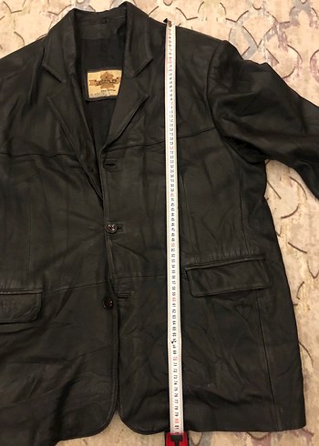 Vintage Deri Ceket - Görsel 6