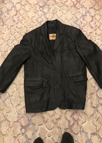 Vintage Deri Ceket - Görsel 2